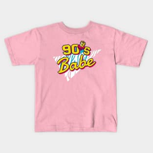 90's Babe Quote Artwork Kids T-Shirt